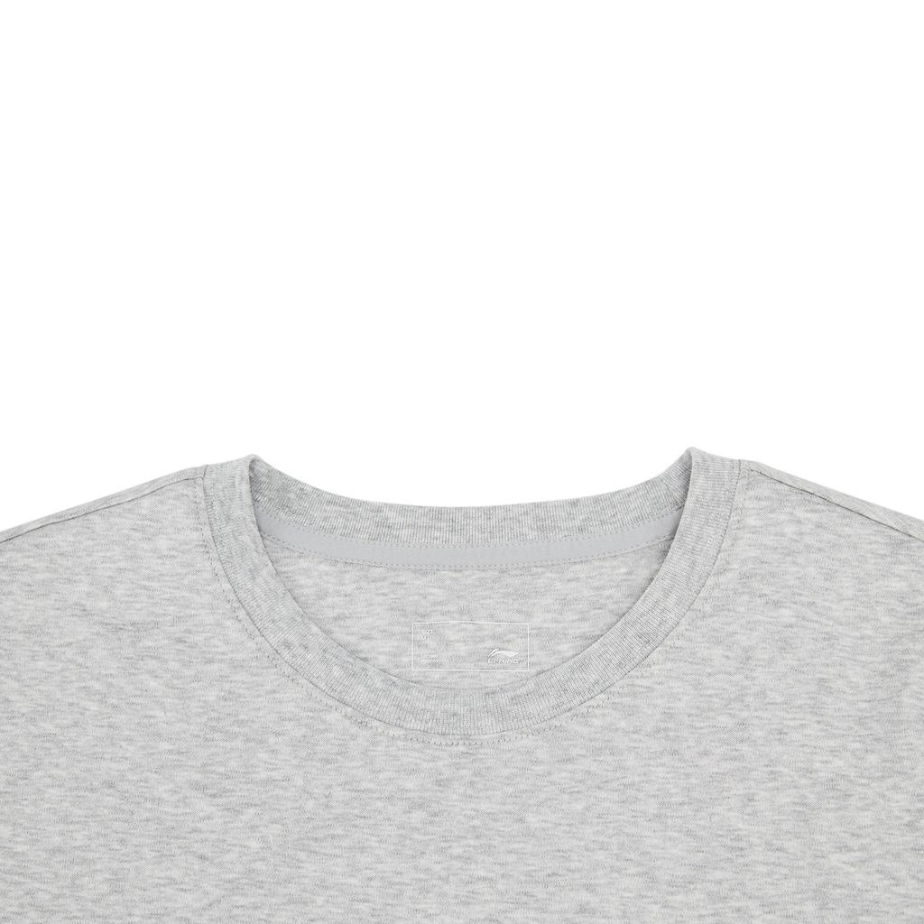 Li Ning Sports Lifestyle Series Round Neck Stitched Logo T-Shirt Women tops ATSW270-9