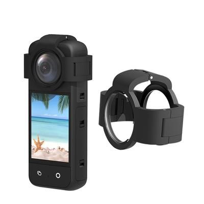 Ochranný kryt rámečku objektivu odolný proti prachu Kompatibilní pro Insta360 X3 Panoramatickou akční kameru