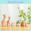 Wooden Animal Diy Craft Kit With Modern Art Style Perfect For Home Decor And Kids Rooms