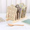 4 Pieces Coasters with Cork Accessories Heat Insulation Ceramic Reusable Nordic for Tea