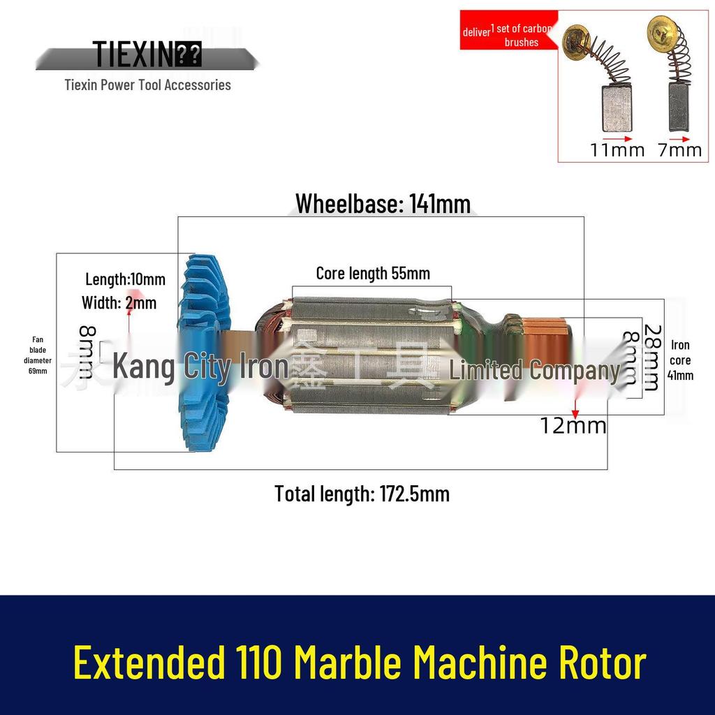 Kawashima 110 Macchina da Taglio ad Alta Potenza Marmo Rotore Motore 55H03697