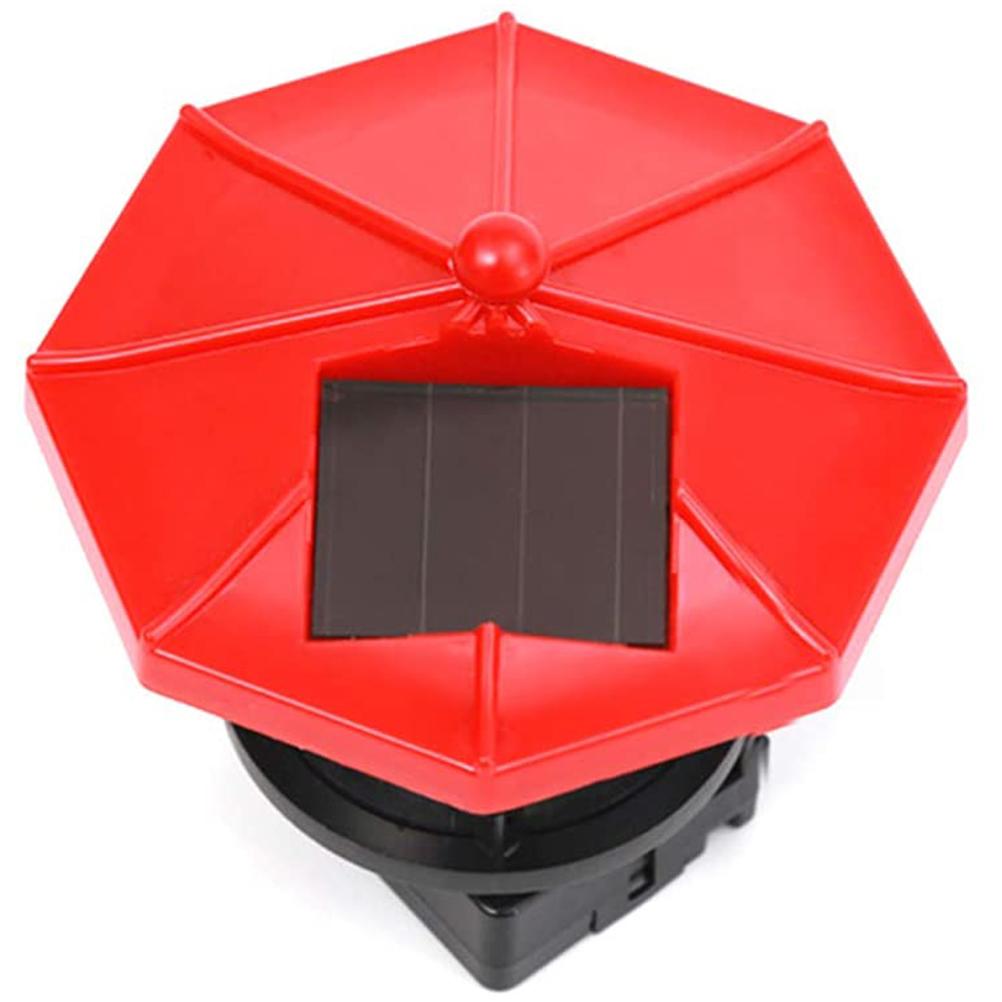 Luce Faro Rotante a LED Luce Solare da Esterno Lampada Decorativa per Giardino Cortile