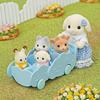EPOCH Sylvanian Families Nursery Vehicle "Let's Play! Everyone's Nursery Bus" S-70 ST Mark Certified, Ages 3 and Up, Toy Dollhouse, Sylvanian Families