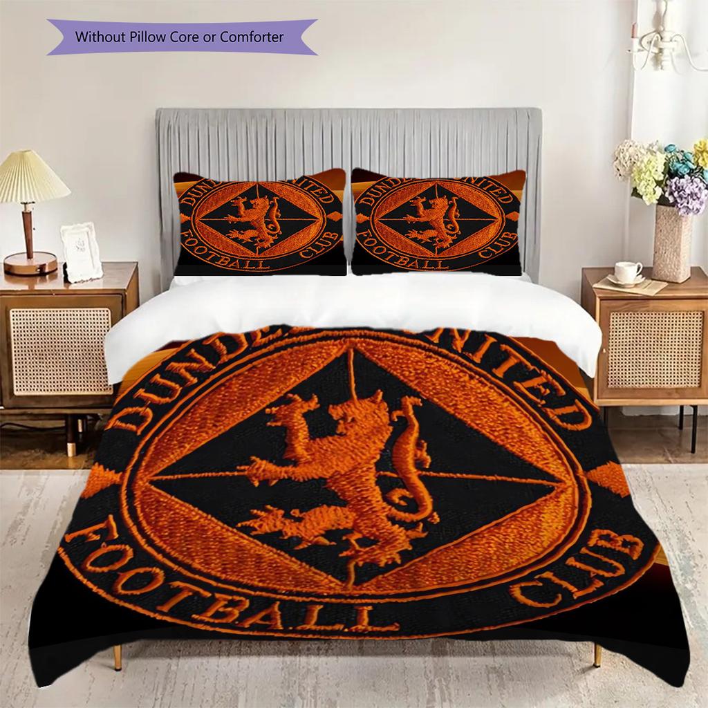 Vibrant Green Portugal Emblem Three-piece set (1 * duvet cover + 2 * pillowcase, without core) 2D Flat Bedding set Duvet cover and pillowcase