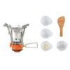 Outdoor Gas Burners Stove Tourist Pots Set Camping Cookware Kits Folding Utensils for Backpacking Outdoor Hiking & Picnics