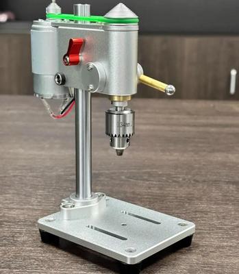 100-240V Mini Taladro Mecánico Decorativo Ajustable Presión Precisión Reloj Banco de Trabajo Taladro Modelo 0.3-4mm 3.175mm