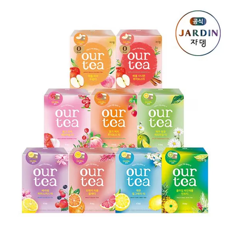 JARDIN Çayımız 9 çeşit / Soğuk Demleme Çay Meyveli Çay / Sağlıklı Çay / Kfood, Otantik Kore Yemeği