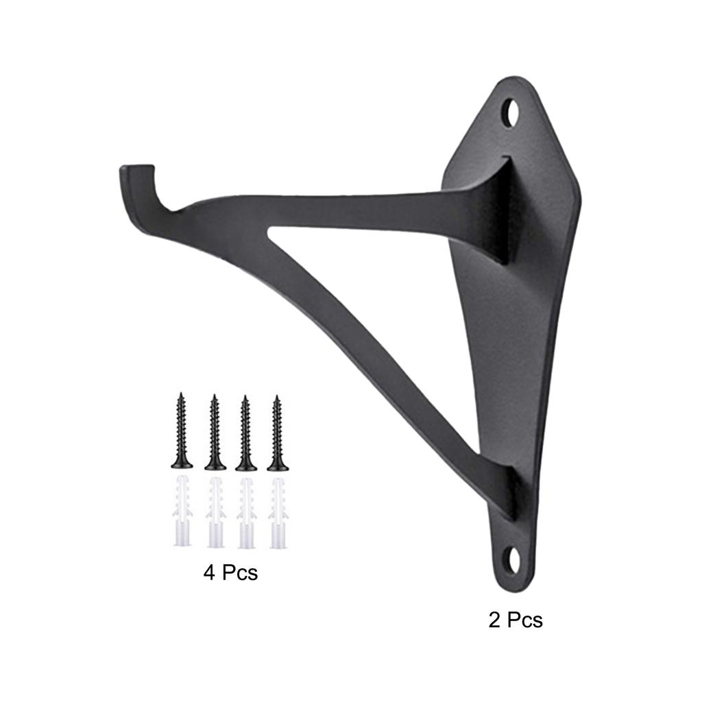 2pcs Outdoor Decorative Planter Hooks Iron Craft Sturdy Decorative Hook for Hanging Solar Lights Windchimes Bells