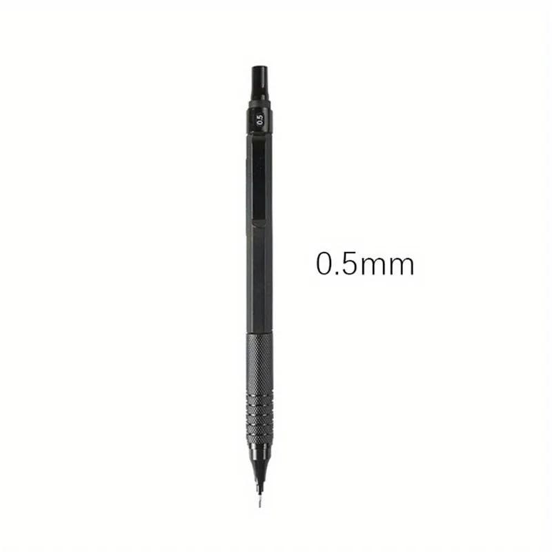 

0.3/0.5/0.7/0.9/2.0mm Mechanical Pencil Low Center of Gravity Metal Drawing Special Pencil Office Write Art Supplies for School