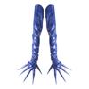 Long Finger Enamel Leather Gloves For Cosplay Event Nails Protection Costume Accessories Arm Sleeves for Halloween Party