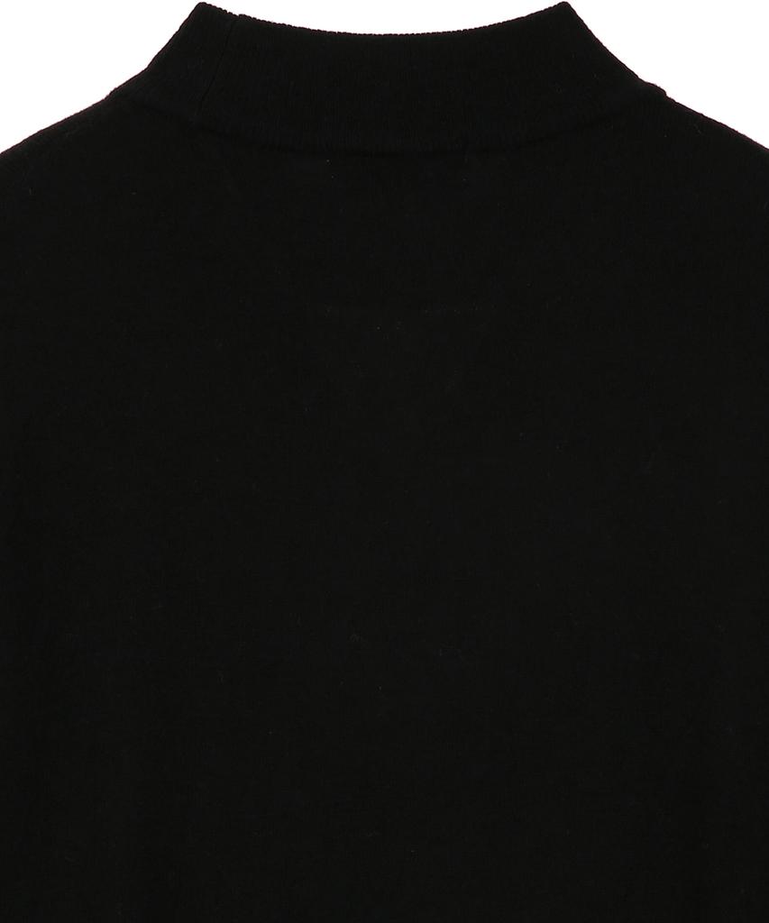 IL CORSO Cashmere Mock Neck Knit Black Iesw5F502Bk