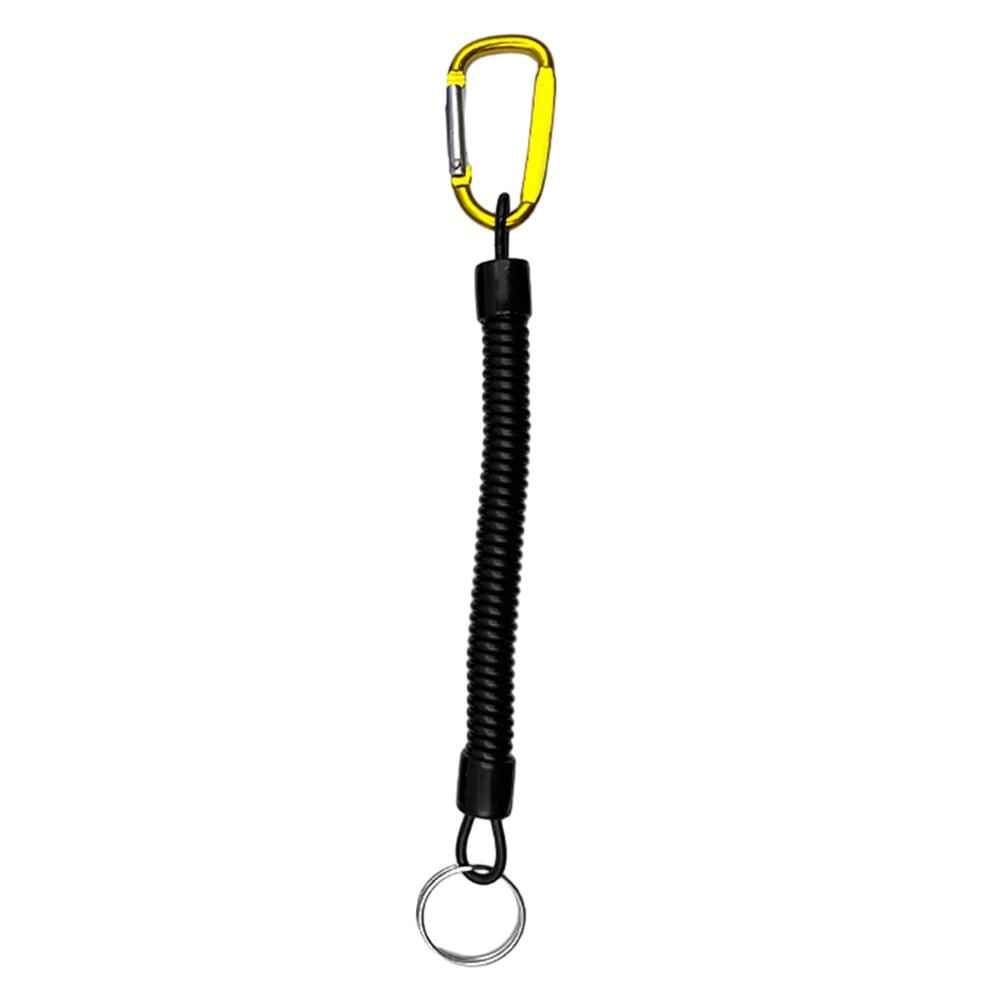 Comfortable and Stretchable Fishing Missed Rope Antilost Spiral Spring Lanyard