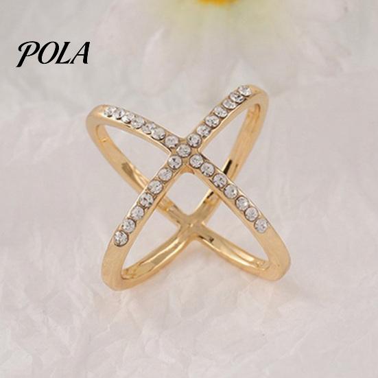 Durable Scarf Fastener Rhinestone X-Shape Ring, Metal Geometric Clip, Sparkling Buckle Slide Ring for Women Silk Scarves Neckerchiefs Shawls Shirts