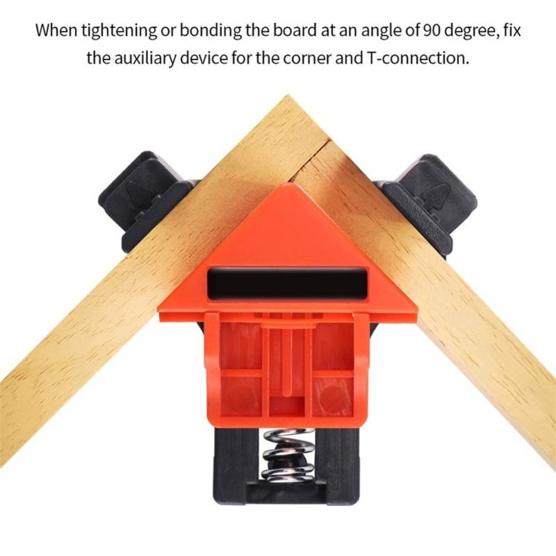 Heavy Duty 90° Fixing Fastener Clamps Engineering Plastic Construction Suitable for Woodworking Cabinetry Craft Projects