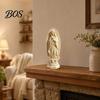 Decorative Religious Sculpture Virgin Mary Statue, Resin Sculpture, Blessed Holy Catholic Statue Mother Figurine for Home Desk Decor Faith Symbol