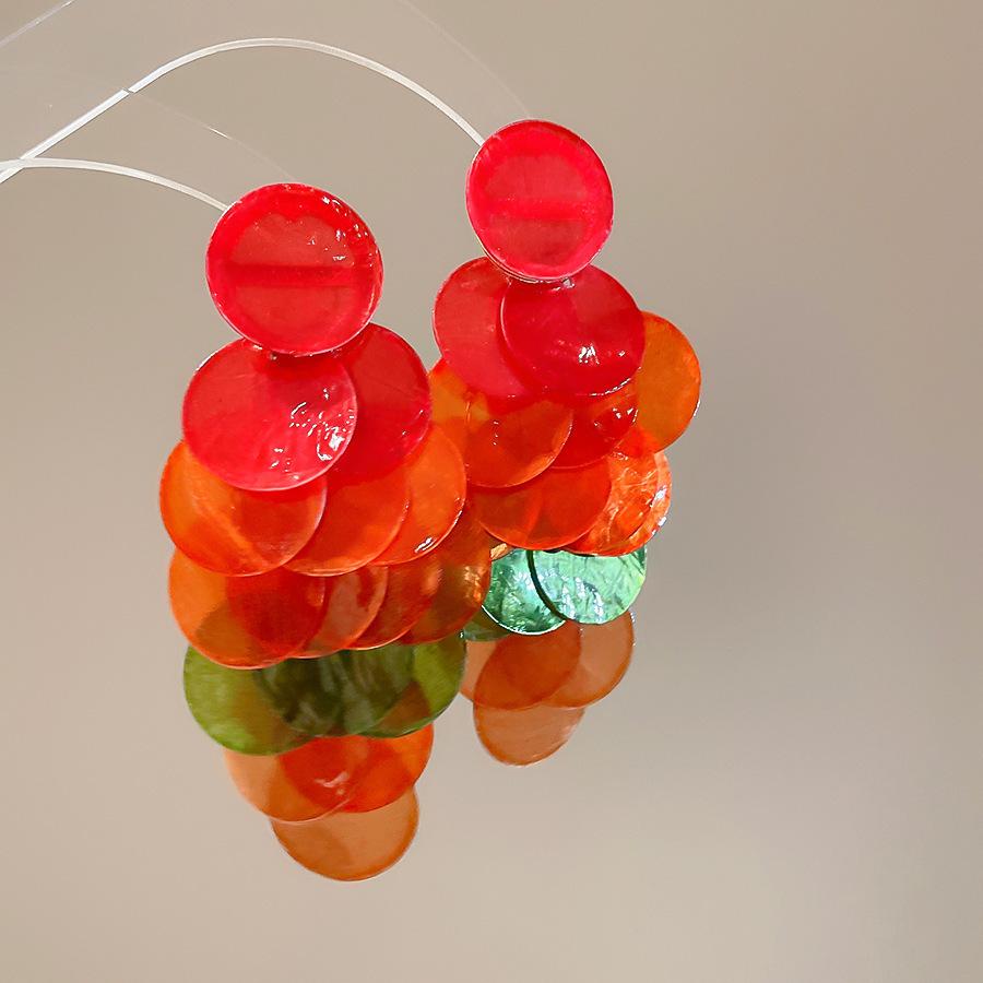 Bohemian Ethnic Style Feathers Fringed Earrings Ear Hooks Personalized Vacation Wind Ears