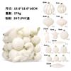 Flocked Shaped Christmas Ball Ornament Set for Tree Decor