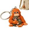 1/2Pcs Keychain Pendant Plush Monkey Charm Key Chain Keys Backpack Purse Car Bag