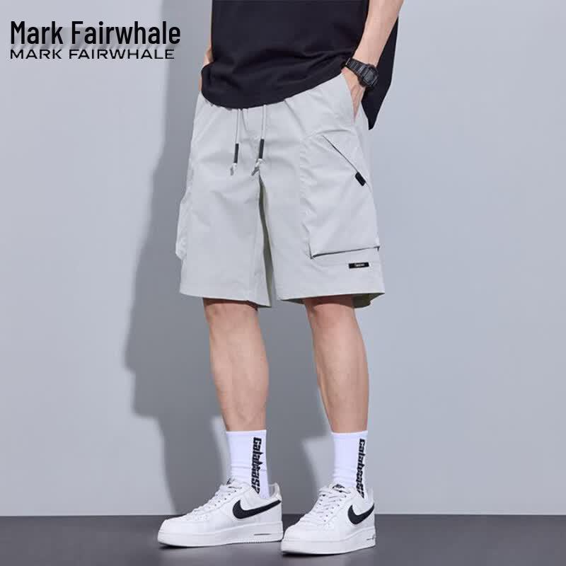 Mark Fairwhale Men s Summer Cooling Loose Cargo Shorts L