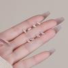 Sweet Candy Zircon Earrings for Women Cute Children's Fun Creative Gentle Ins Style Earrings
