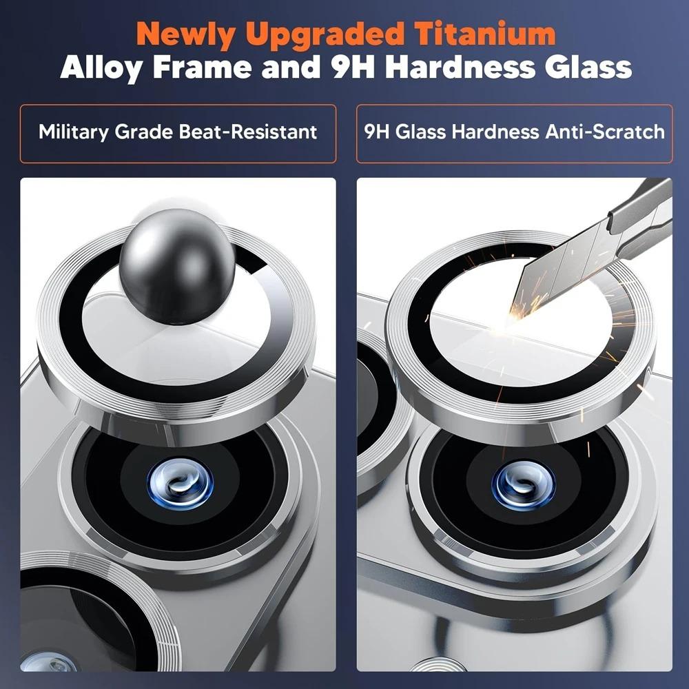 Fashion Colorful Ultra HD Metal Ring Lens Tempered Glass Film For Samsung Galaxy Z Fold 7 6 Dustproof Anti-Scratch Protect Cover