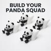 Funny Lazy Panda Figurine 3D Printed Animal Statue Phone Scrolling Desk Decor Cute Office Gift For Coworkers & Gamers