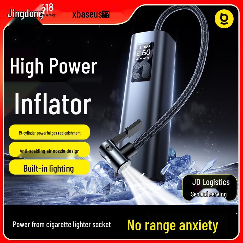 Baseus 12V Portable Car Tire Inflator Air Pump