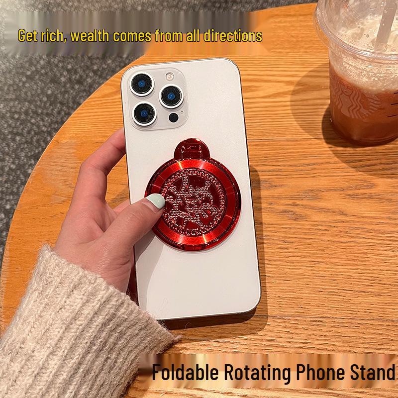 Supporto Rotante Ultra-sottile per Telefono: Supporto Multi-punto e Supporto ad Anello Portatile