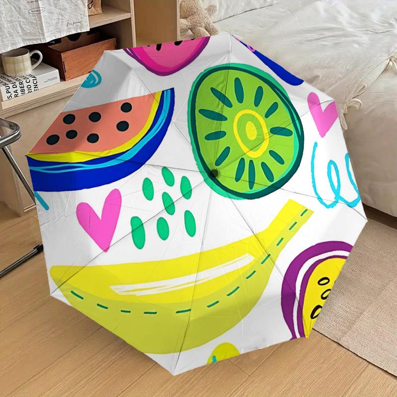 

1pc Watermelon slices Automatic Folding Umbrella, Casual Outdoor Accessory, Birthday Festival Gift yy251126118