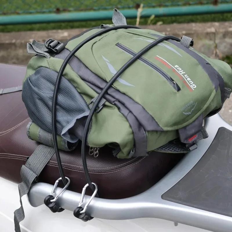 Bungee Cords with Hooks High Elasticity Rope Outdoor Camping Bungee Rope for Motorcycle Bicycle Cargo Tie Down Secure Load