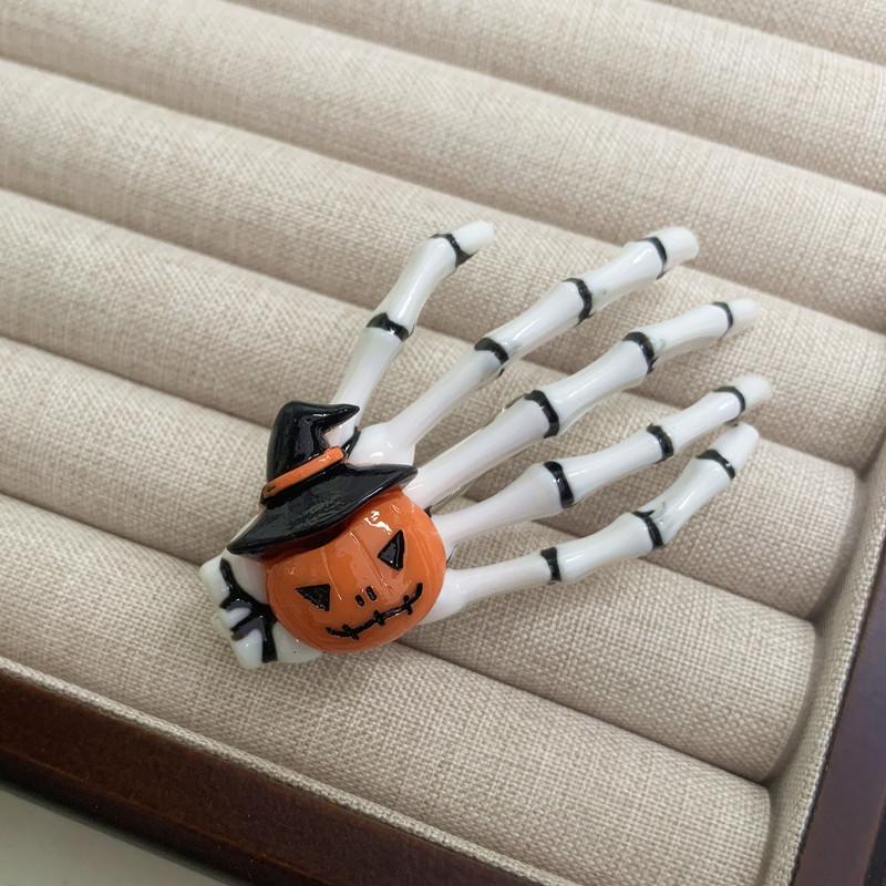 Kreative Halloween Handknochen Haarnadel Lustiger Kopfschmuck Haarnadel Kleid Haarschmuck Requisiten Accessoires