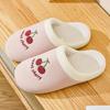 Winter Women Home Slippers Plush Warm Thick Bottom Slides Breathable Soft Non-slip Slippers Indoor Outdoor Men Casual Slippers