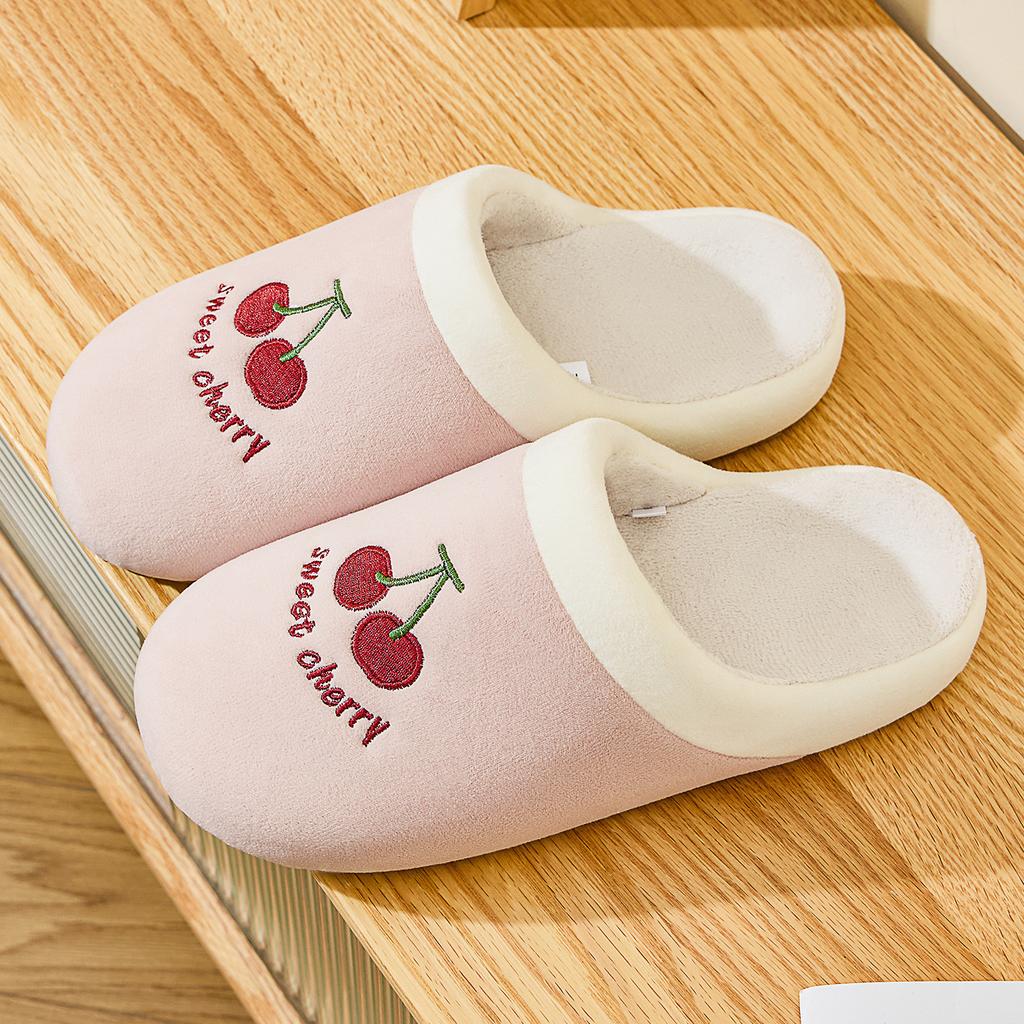 Winter Women Home Slippers Plush Warm Thick Bottom Slides Breathable Soft Non-slip Slippers Indoor Outdoor Men Casual Slippers