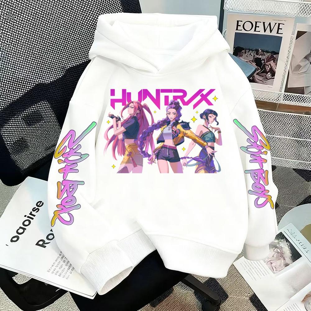 Casual Fashion Hoodie KPOP Printed Warm Winter Hoodie Hoodie Children's Hip Hop Style Sportswear High Quality Girl's Hoodie