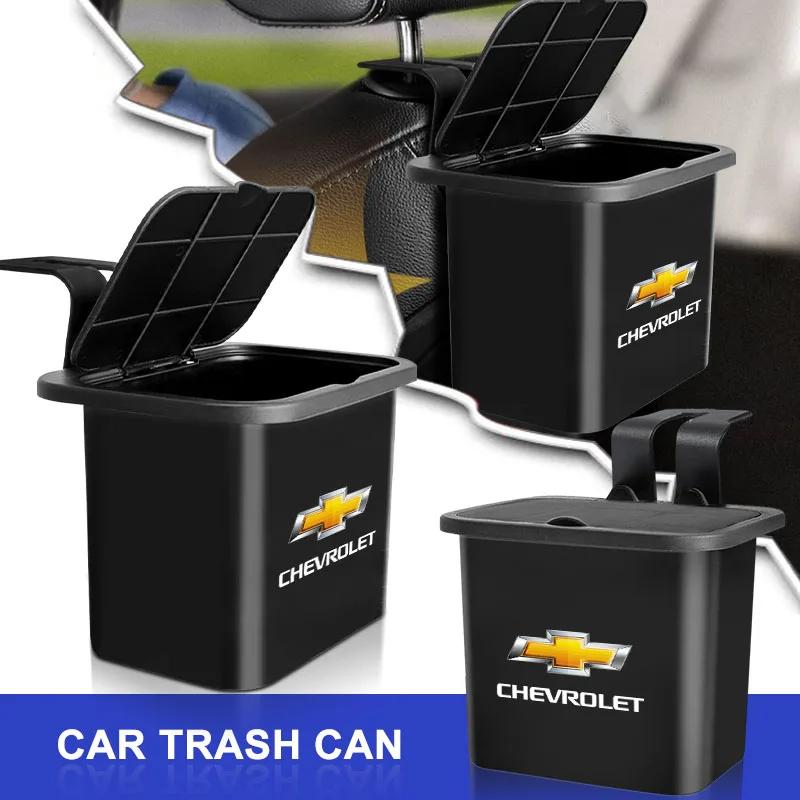 Car Hanging Trash Bin Seat Back Storage Box Phone Holder Hook for Chevrolet Colorado Trax Aveo Camaro Cruze Spark Captiva Malibu