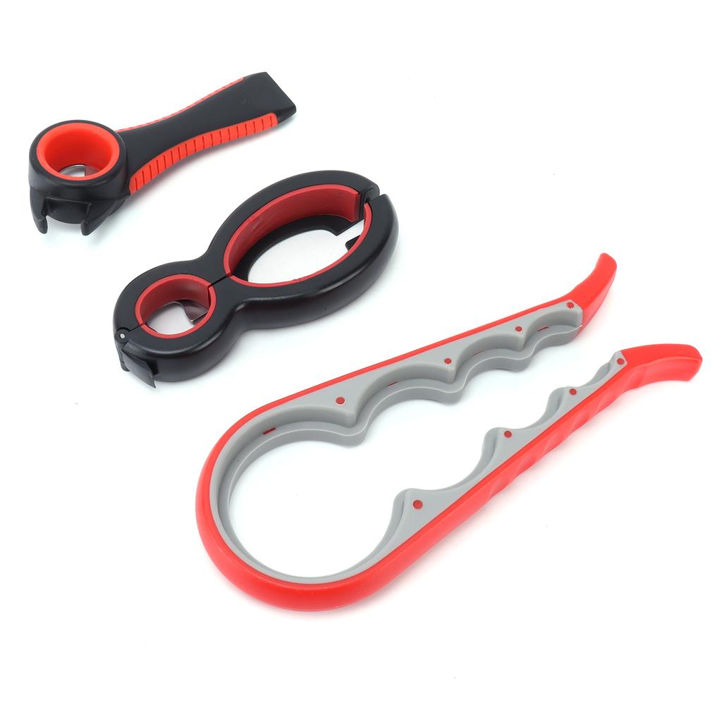 3Pcs/Set Portable Can Opener Multifunctional Opener Set for Bottle Jar Can Cap Restaurant