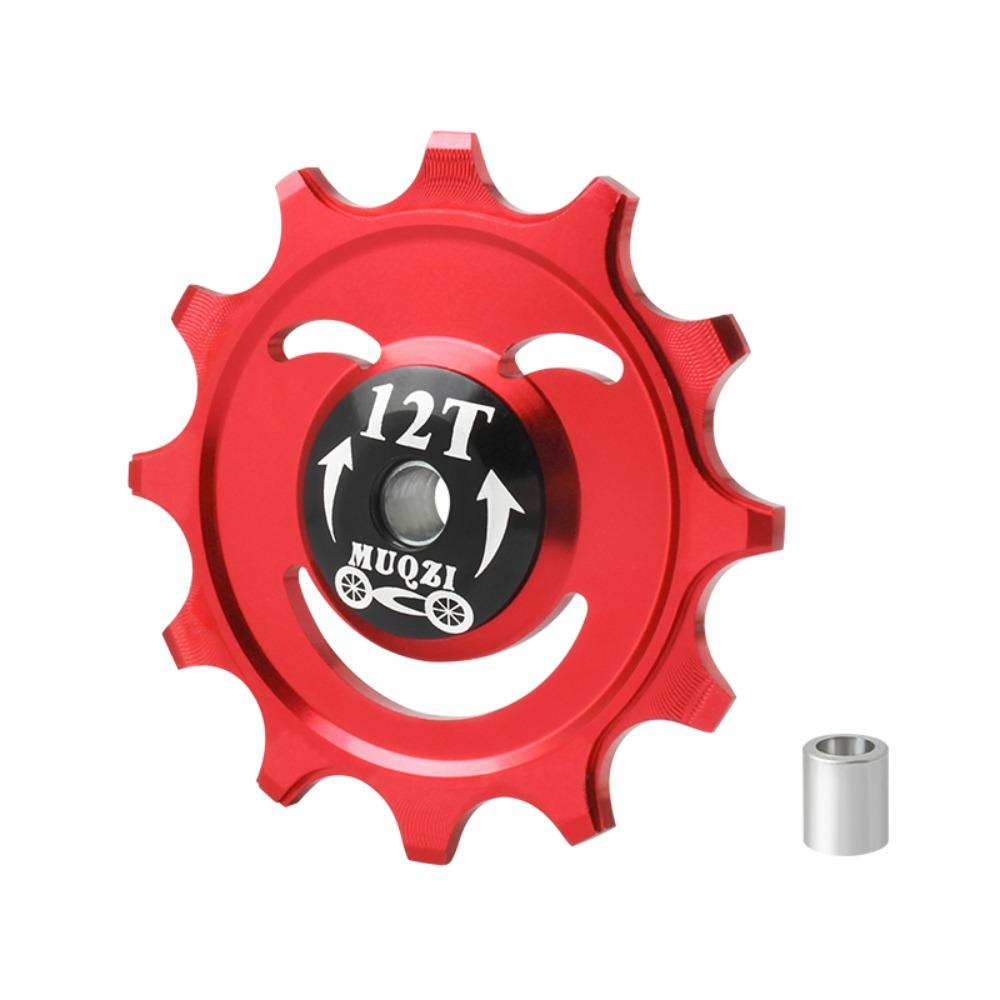 

12/14T Bicycle Rear Derailleur Bearing Bicycle Steel Pulley Bearing MTB BikeAccessories Red 12T