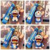 Keychain Doraemon Pvc Figurine Car Keyring Schoolbag Pendant Gifts Halloween