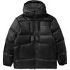 Logo Embroidered Multi-Pocket Seam Hooded Down Jacket Men Jackets Black CHXJKA242002N-BKX
