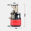 2024 New Juicer Machines 7 Inch Slow Cold Press Juicer with Large Feed Chute Cold Press Juicers for Vegetables and Fruits