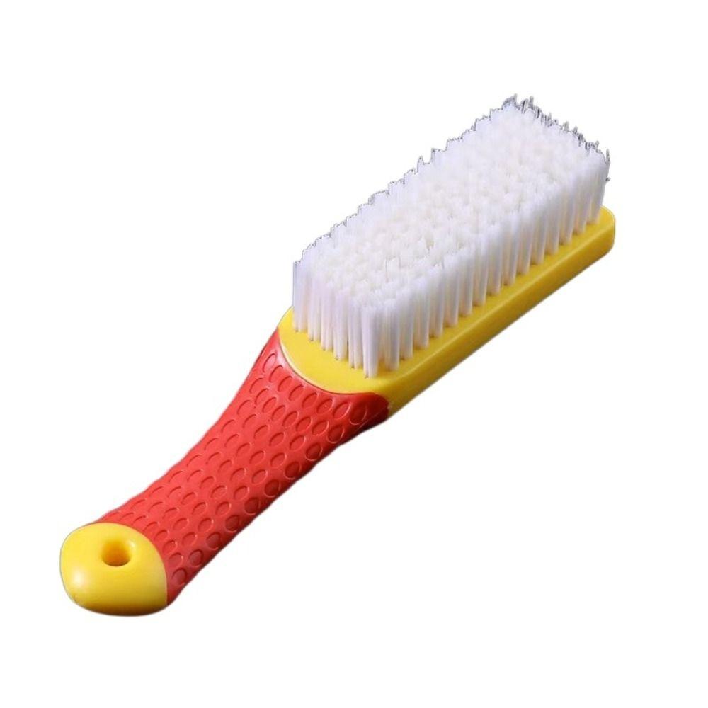 Soft Bristle Shoe Brush Multi-Functional Plastic Cleaning Brush Reusable with Hanging Hole Laundry Scrubbing Brush Bathroom