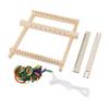Kids Weaving Loom Easy Operation Hand Eye Coordination Durable Wood Weaving Loom Kit for Beginner
