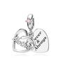 New copper Family Members Wife Daughter Mom Pendant Trinket Bead Compatible With Authentic Charm Bead Charms Bracelets Jewerly Accessories