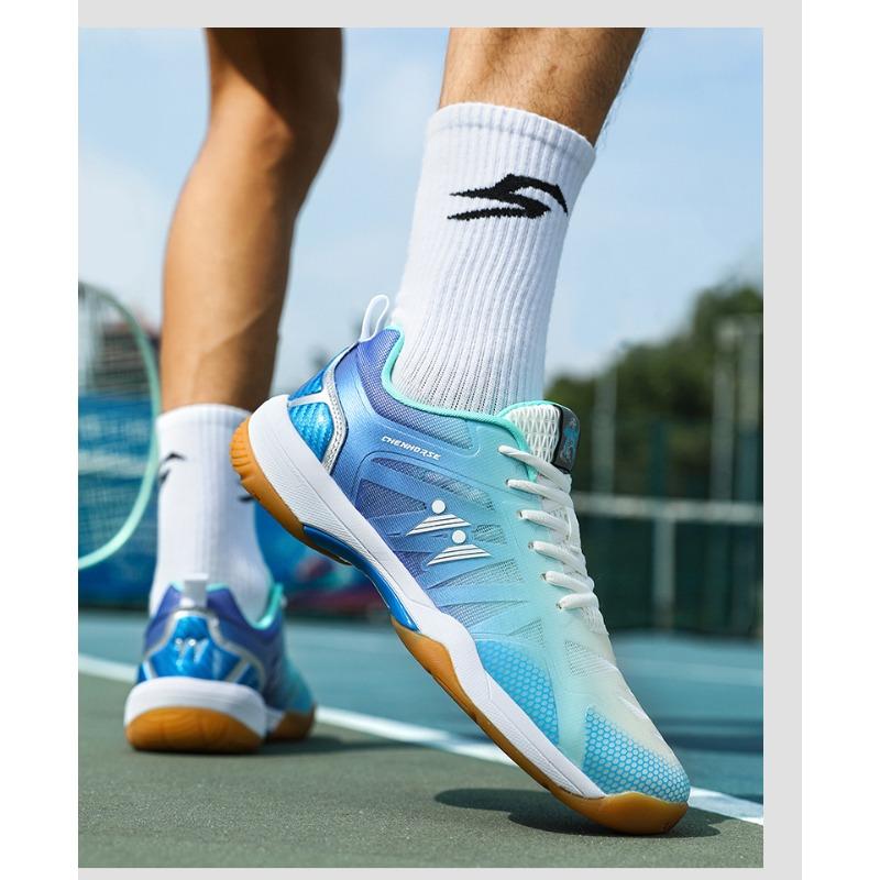 New Men's and Women's Badminton Shoes Casual and Comfortable Cushioning Rebound Light and Breathable Sports Shoes