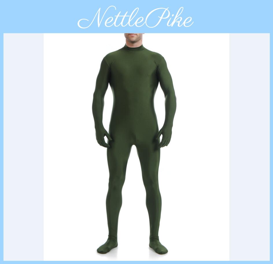 Versatile Lycra Spandex Party Costume Bodysuit Catsuit Unitard Without Hood Hands