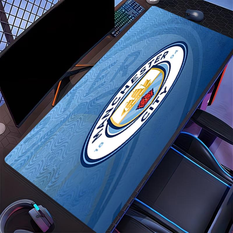 Football team City FC Print Mouse Pad, for Keyboard Pad Laptop PC Mat for Office Home Use, Desk Decor, Perfect Birthday Gift for Gamers
