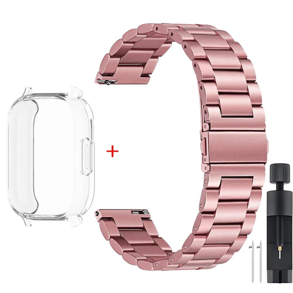 TPU Case+Stainless Steel Strap For Redmi Watch 5 Active Soft Case For Xiaomi Redmi Watch 5 Lite Luxury Metal Watchband Correa