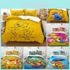 Pooh Bear Children Bedding Set With Active Dyeing For Toddler Bed Decor