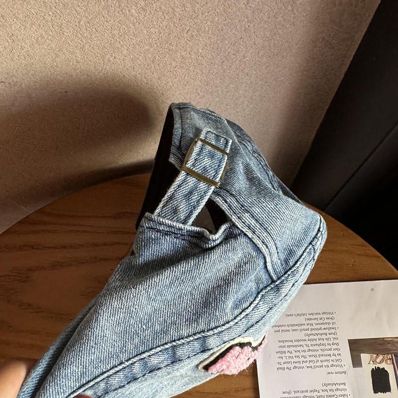 Embroidery Cotton Stars Duckbill Hat Women Sunshade Breathable Fashion Summer