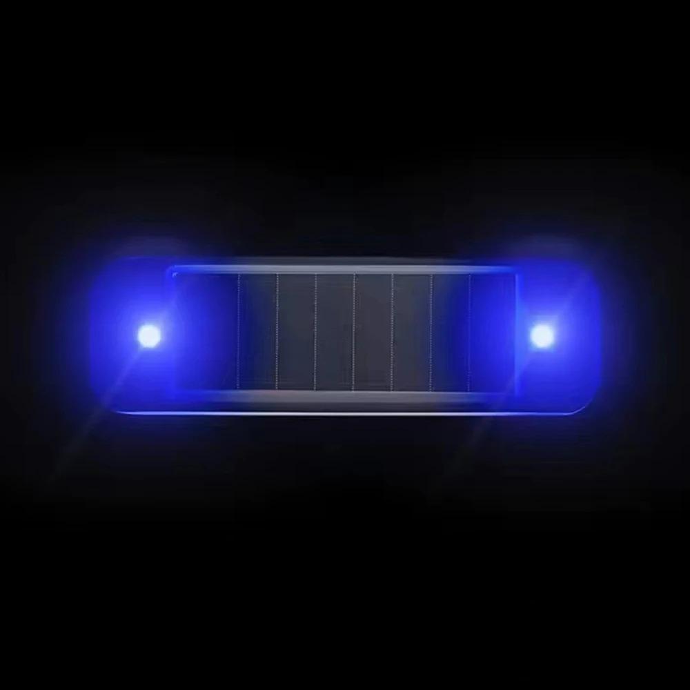 Solar Warning Tail Light for Car Motorcycle Bicycle Anti-Collision LED Flashing Safety Breathing Light USB Waterproof Taillight